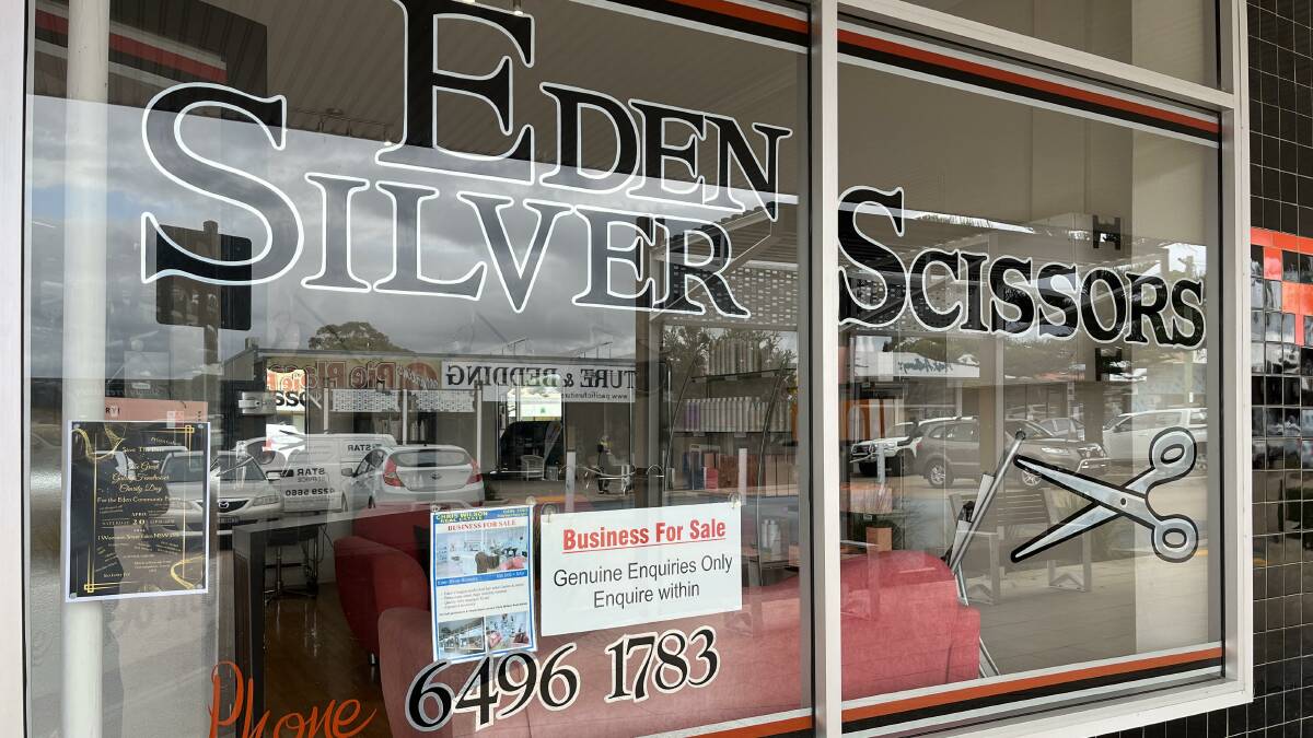 Eden Silver Scissors storefront. Picture by James Parker