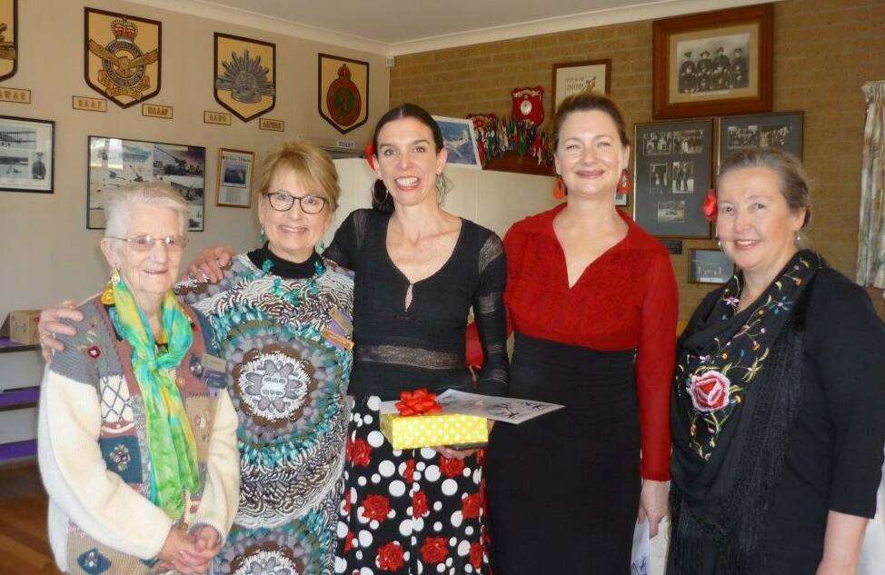 COMMUNITY SPIRIT: Aileen  Bowles, Anne Comery, Veronica Valderamma, Michelle Wilkie and Liz Shelly at a recent VIEW Club Christmas in July fundraiser. Picture: Courtesy VIEW Club 