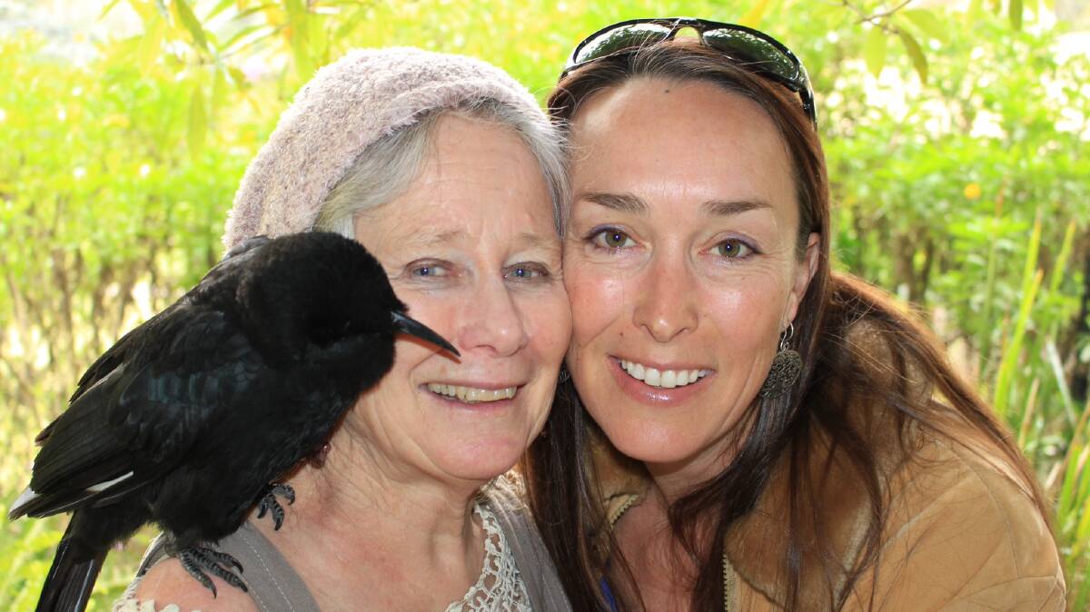 MAKING A DIFFERENCE: Conservationist and philanthropist Alexandra Seddon (and Chuffy), with filmmaker Toni Houston. Picture: Melanie Leach