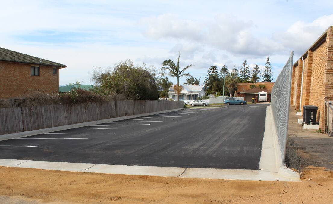 CAR BAYS: Bega Valley Shire Council's new public carpark off Chandos Street is finally open. Council bought the block for $220,000 in 2014 and demolished the house on it. 