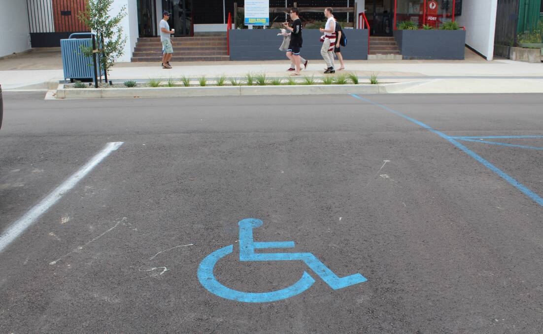 UPGRADE BLUES: Imlay Street's "upgraded" pedestrian crossing outside the post officeis being labelled unsatisfactory and putting people with disabilities at risk.  