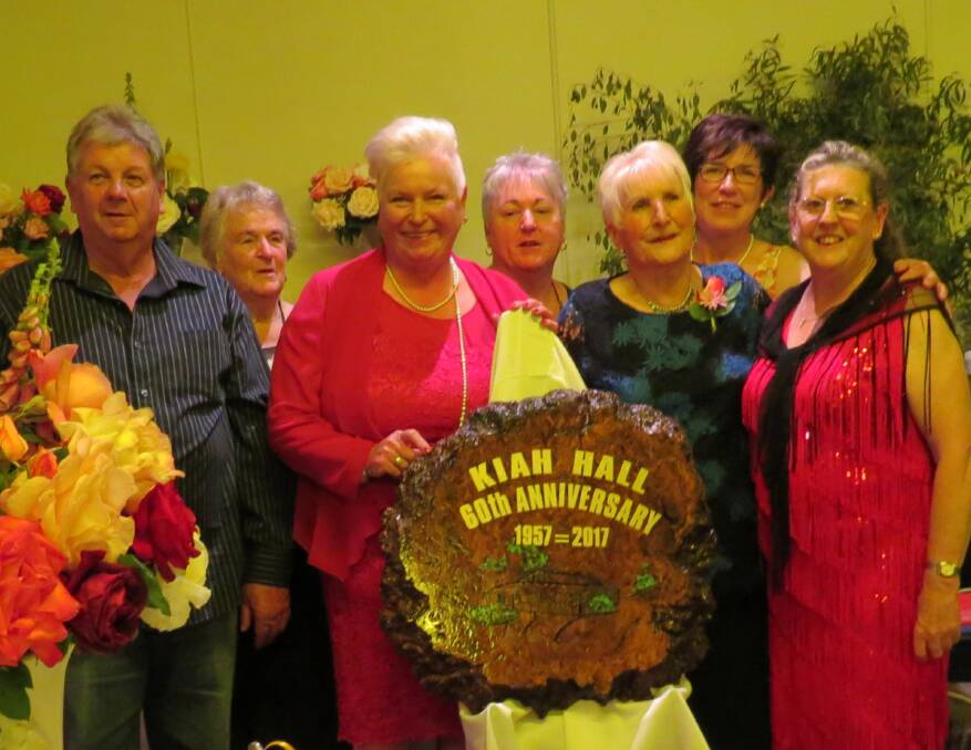 MILESTONE: Friends of Kiah Public Hall committee Jeff Knight, Gill Harris, Annette Evelyn, Lynn Slater, Beryl McGovern, Bev Stone and Shirley McKenna-Rixon.