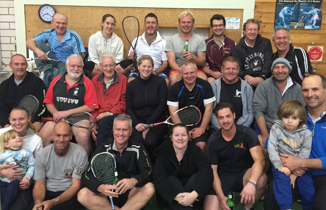 SOCIAL CLUB: A recent social night held at the Merimbula Squash Club shows the wide variety of ages who enjoy the camaraderie.