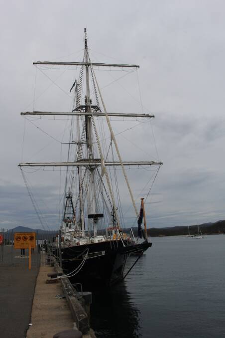 The Young Endeavour at Eden.