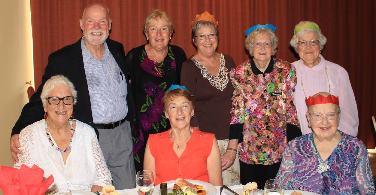 Legatee Rod Studholme with his wife, Barbara, Claire Ramus, Marjory Sullivan, Irene Wuiske, Thelma More, Janet Heatley  and Jean Ramus.