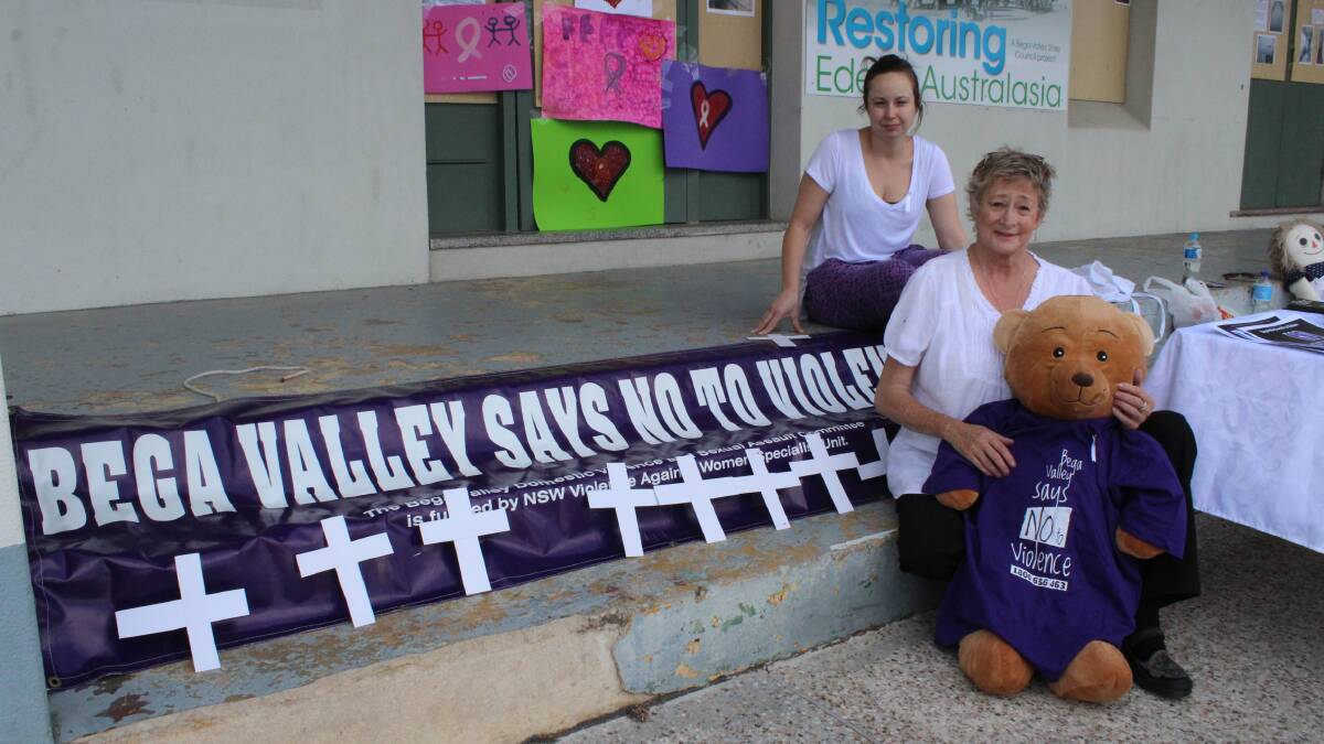Imlay St stall raises awareness about domestic violence