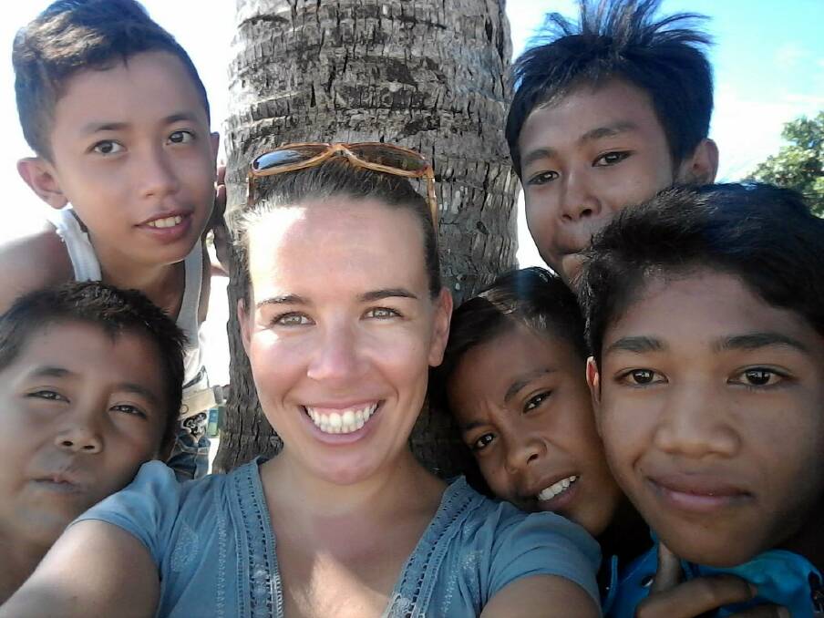 SCMDC's marine education officer Jillian Riethmuller back in Eden after seven months based on Lombok