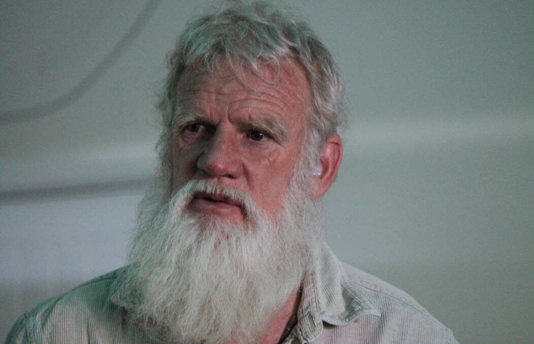 REVISING HISTORY: Bunurong man Bruce Pascoe of Mallacoota talks about the agricultural practises of the Original Australians at the Far South Coast Landcare Association AGM on October 13. Picture: Albert McKnight 