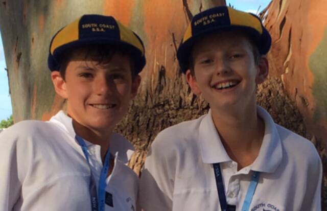 State champs: Jem Ryan and Zak Keogh have both been named in the PSSA National Carnival's NSW team. 