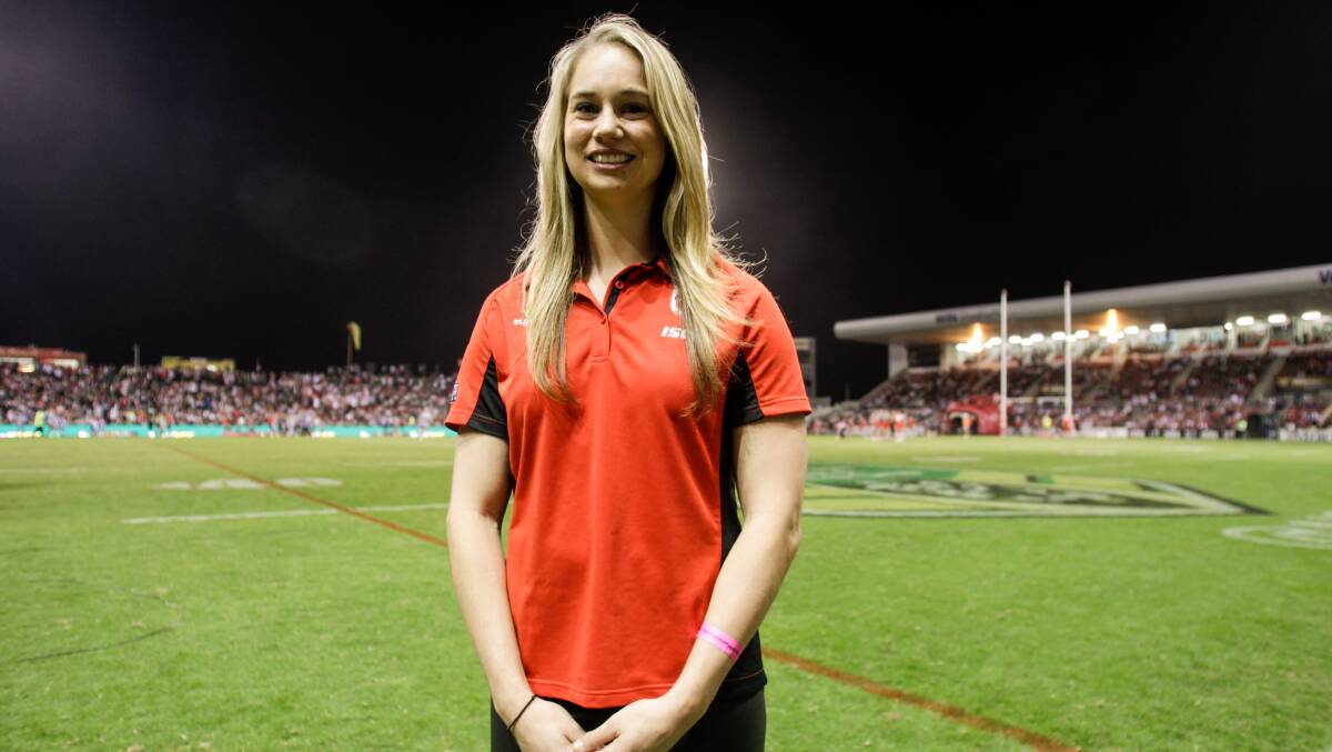 Origin return: Bega's Kezie Apps will line up for the NSW women's Origin side on July 23 after recovering from a broken leg. 