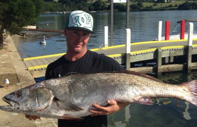 Research catch: Rory Brackley donated this mulloway for research and found out it was only nine years old
