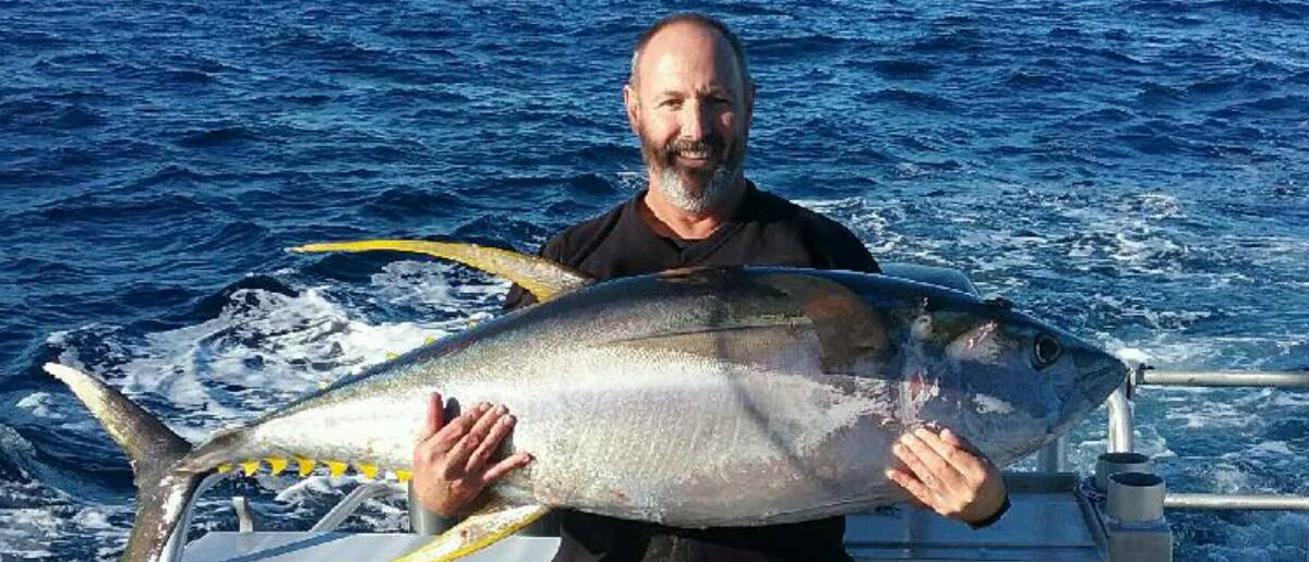 A whopper: Some good yellowfin were caught ahead of the tournament including this brilliant specimen. Picture: supplied.