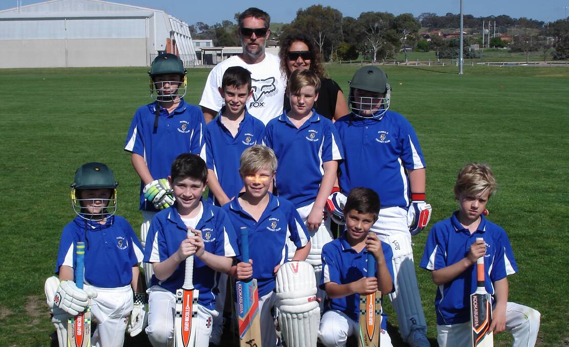 The squad: The Far South Coast under 12s with coaching staff during the Kookaburra Cup. The team faced strong opposition from city rosters.  