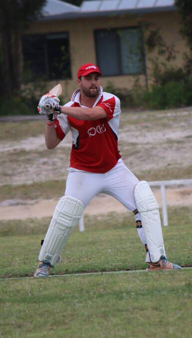 Opener: Eden's Andrew Evelyn was building into a stint at the crease when he was caught on Saturday. PIcture: Jacob McMaster 