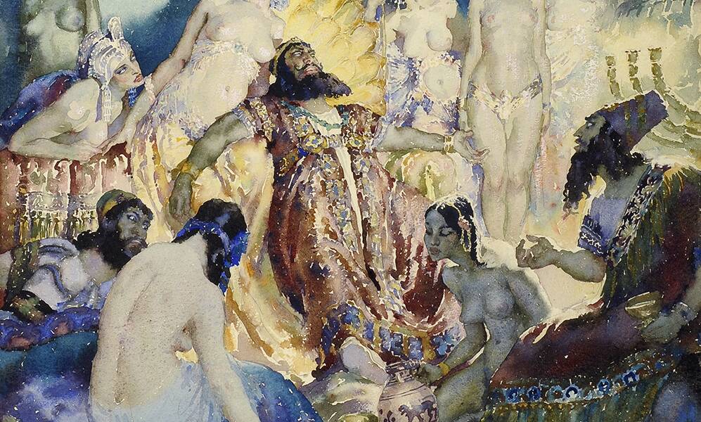 Norman Lindsay's 1934 painting Belshazzar will be part of the Bega Valley Regional Gallery exhibition.