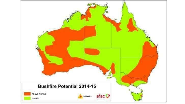 Above normal fire activity expected for main population regions of east and west. Photo: BNHCRC