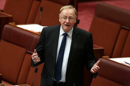 Senator Ian Macdonald: "If I am to properly represent the people of Queensland, and the members of my party, then I need to promote robust debate on this issue."  Photo: Alex Ellinghausen