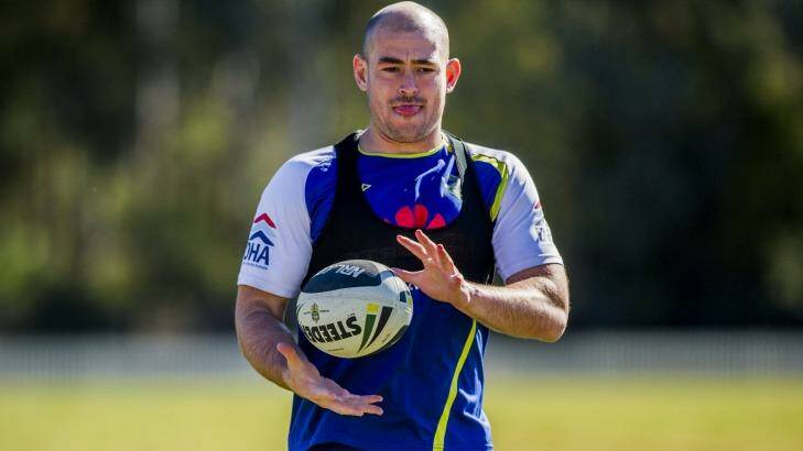 In limbo: Terry Campese training this week. Photo: Jay Cronan