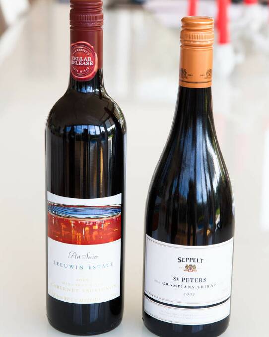 Drinking: Heavy red from the Coonawarra region. Photo: Edwina Pickles