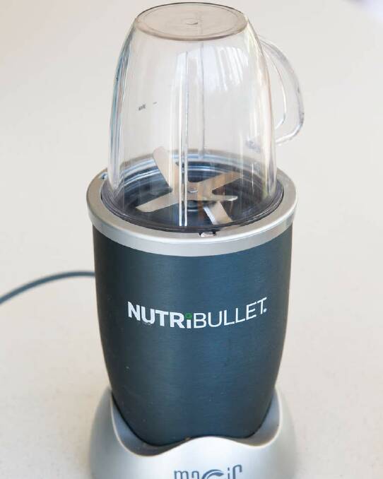 Toolkit: The 'awesome' NutriBullet. Photo: Edwina Pickles