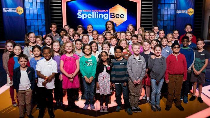 <i>The Great Australian Spelling Bee</i>, where the competitors are aged between eight and 13. Photo: Supplied
