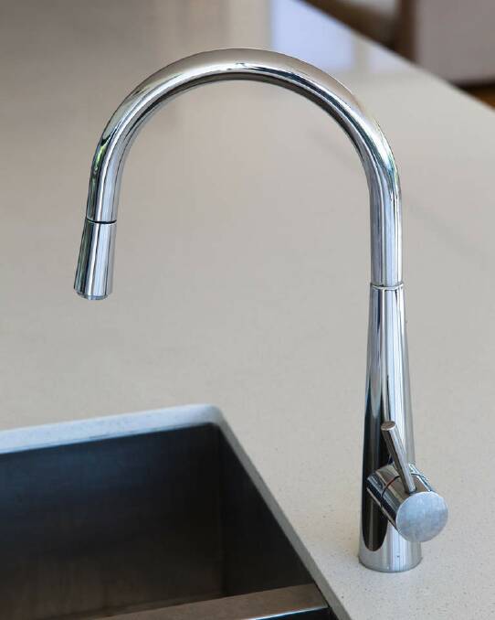 Favourite: The design of the Gessi tap. Photo: Edwina Pickles