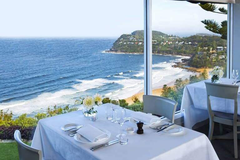 Jonah's big-picture windows - with expansive postcard views of Whale Beach - will inspire you to let your lunch unwind slowly. Photo: Supplied