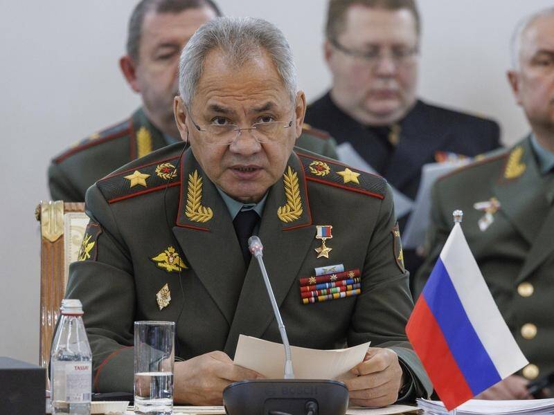Sergei Shoigu has highlighted Russia's intention to strengthen military ties with partners in Asia. (AP PHOTO)