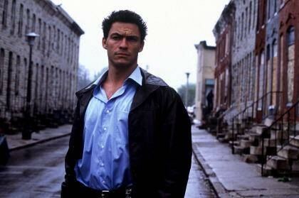 Dominic West as Detective Jimmy McNulty in 
The Wire.