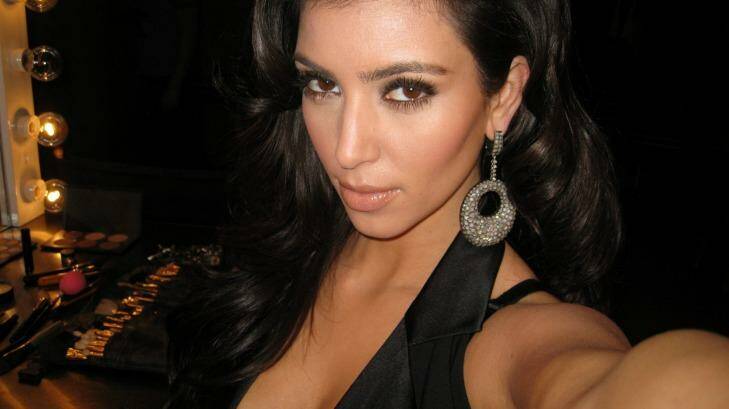 One of many selfies of Kim Kardashian from her book <i>Kim Kardashian West: Selfish</i>. Photo: Kim Kardashian West: Selfish