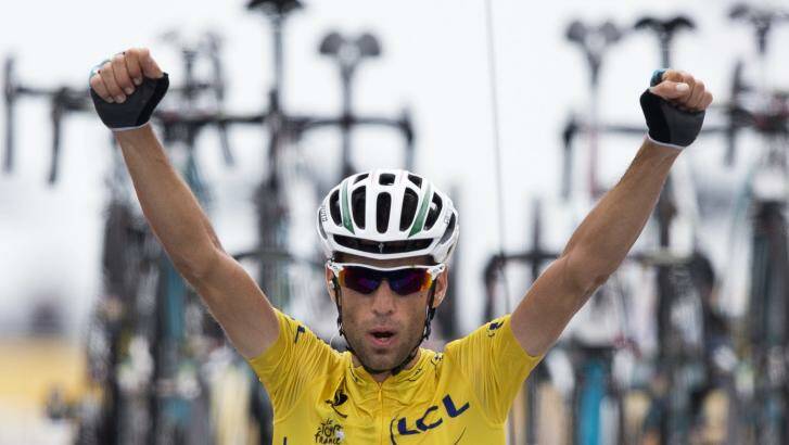 Worthy champion: this year's Tour de France yellow jersey Vincenzo Nibali.