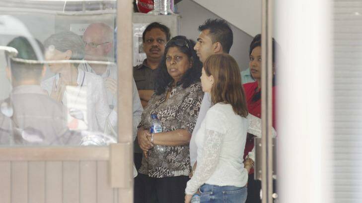Myuran Sukumaran's mother, Raji Sukumaran arrives at  Wijaya Pura in Cilacap, to visit her son. Photo: James Brickwood