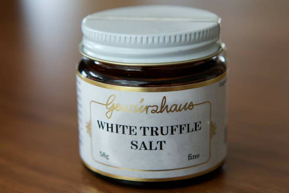 Discovery: white truffle salt. Photo: Jason South