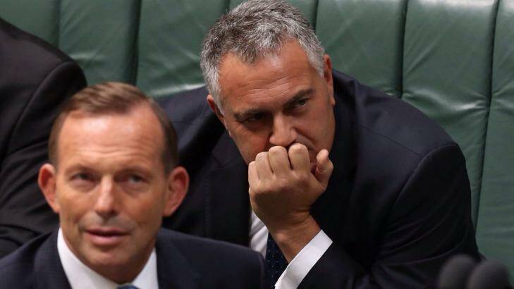 Budget time again looms for Prime Minister Tony Abbott and Treasurer Joe Hockey. Photo: Andrew Meares