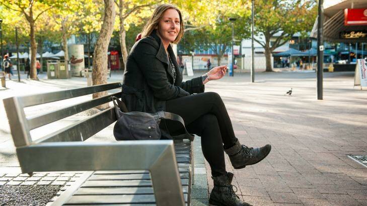 Elise Turner, 34, of Conder, says she is being priced out of her habit. Photo: Elesa Kurtz