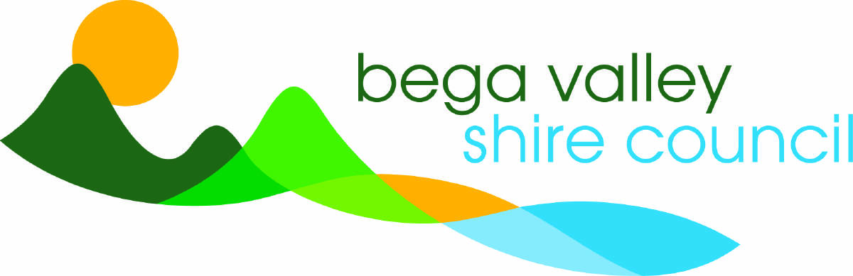 Bega Valley Shire Council’s new-look logo, which was designed as an evolution of the familiar ‘mountains to the sea’ theme.