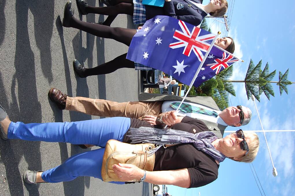 The 2014 ANZAC Day march through Eden in full swing.