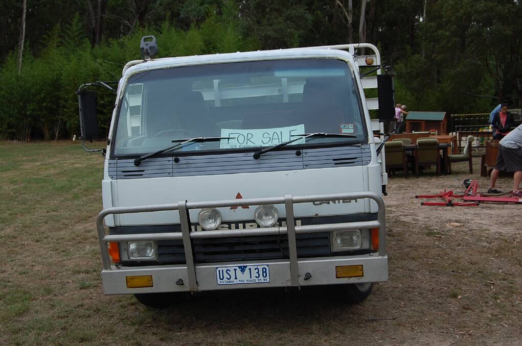 This Mitsubishi Fuso Canter truck was up for grabs at teh 2014 Genoa Auction.
