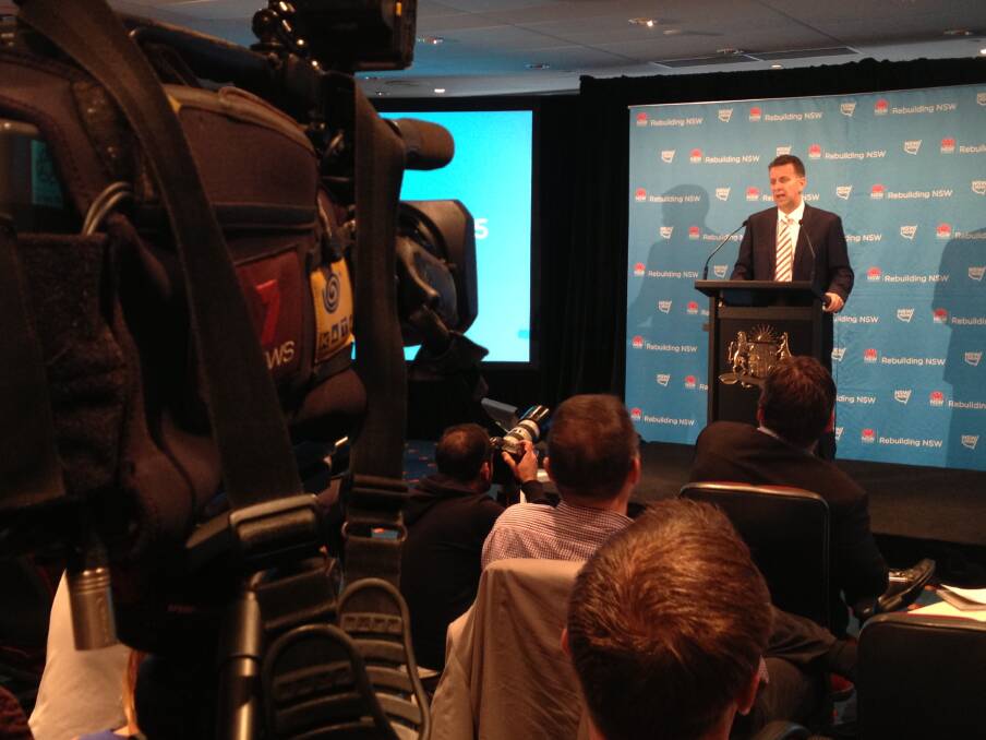 Treasurer and Member for Bega Andrew Constance delivers his first NSW Budget on Tuesday.