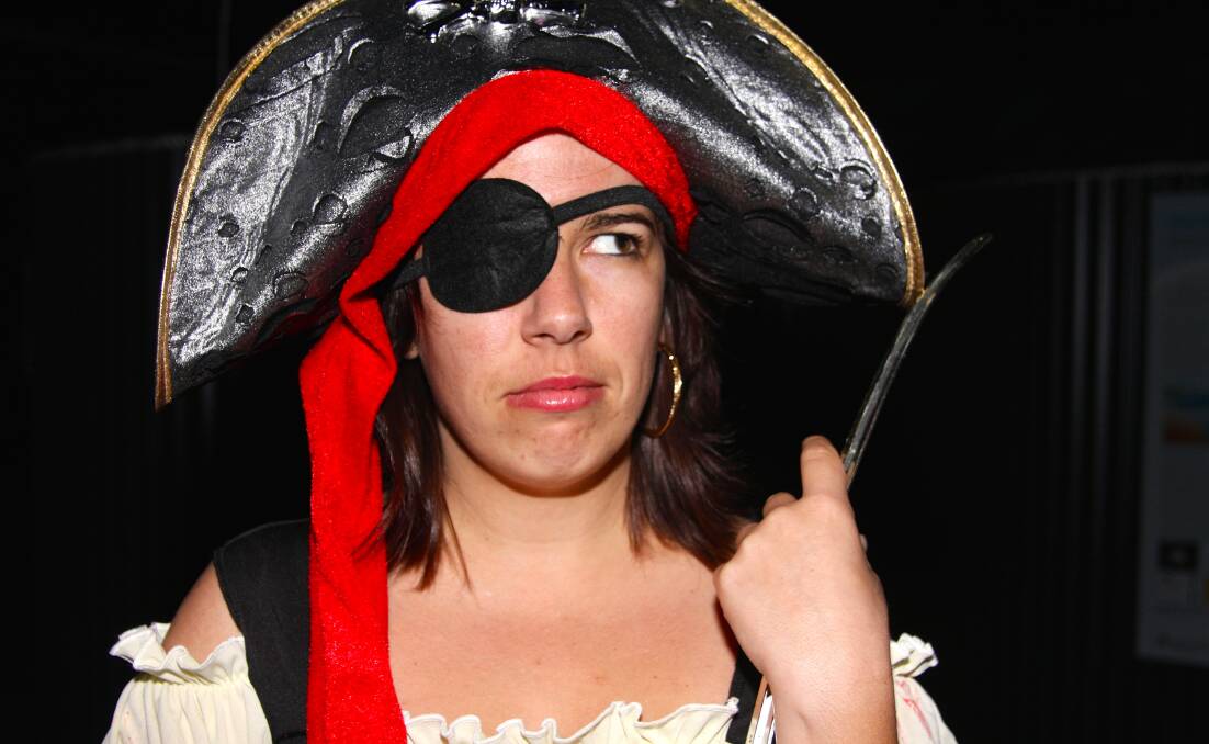 Eden Whale Festival pirate lass Jillian Riethmuller dreams of plunder and pillage ahead of Saturday’s exclusive high seas adventure aboard the Cat Balou.