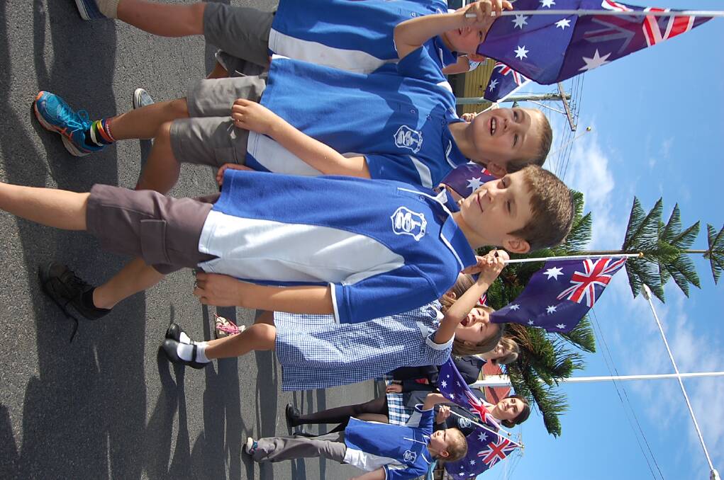 Eden Primary School was well-represented at the 2014 ANZAC Day march through the town.