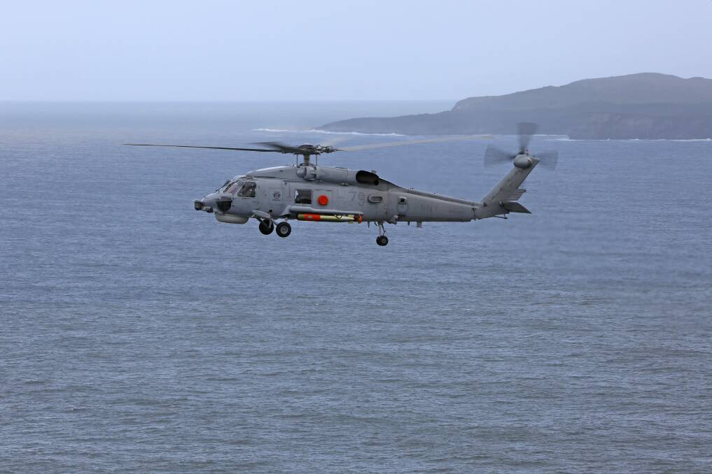 The Royal Australian Navy deployed a Seahawk helicopter from 816 Squadron at Nowra, to assist in the rescue effort.