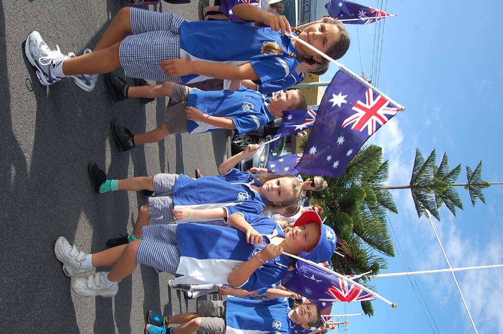 Eden Primary School was well-represented at the 2014 ANZAC Day march through the town.