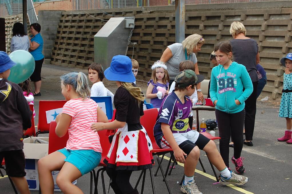 Only the fastest play on: musical chairs was a fast-paced test of reactions at the Eden Public School fete on Wednesday.