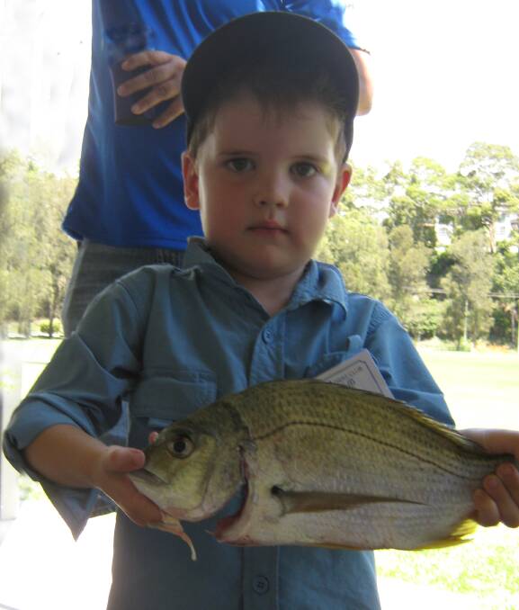HOOKED ON FISHING: Lachlan Dowley was January’s junior winner. 