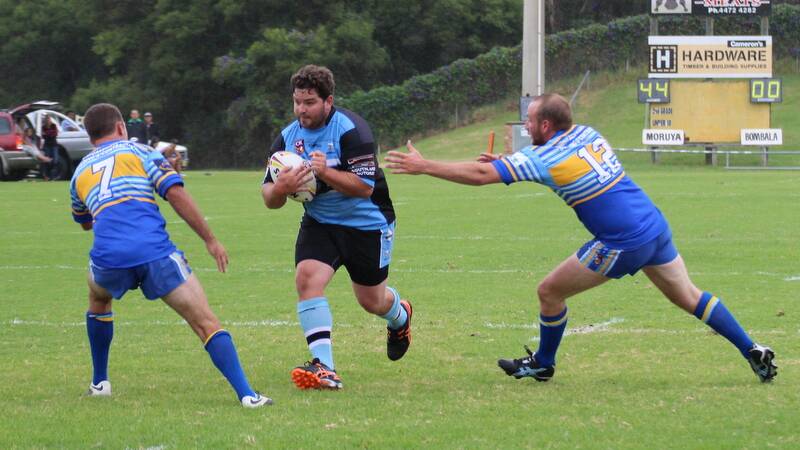 STRONG START: Jacob Hope-Hodgetts made an impression in his first grade debut for Moruya Sharks. Photo: Andrew Jones. 
