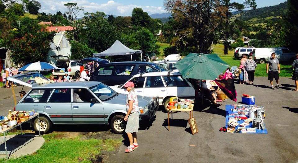 The popular car boot sale at Wyndham markets 