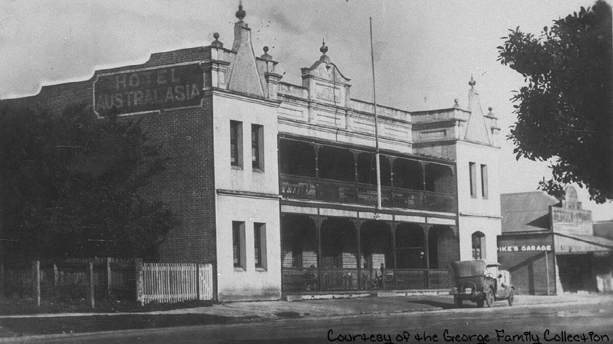 The Hotel Australasia, 1930. Photo courtesy of Angela George. 