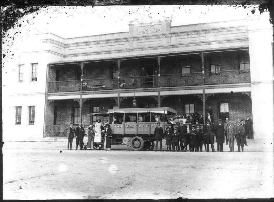 Hotel Australasia, 1901. Photo courtesy of Toni Ward.  