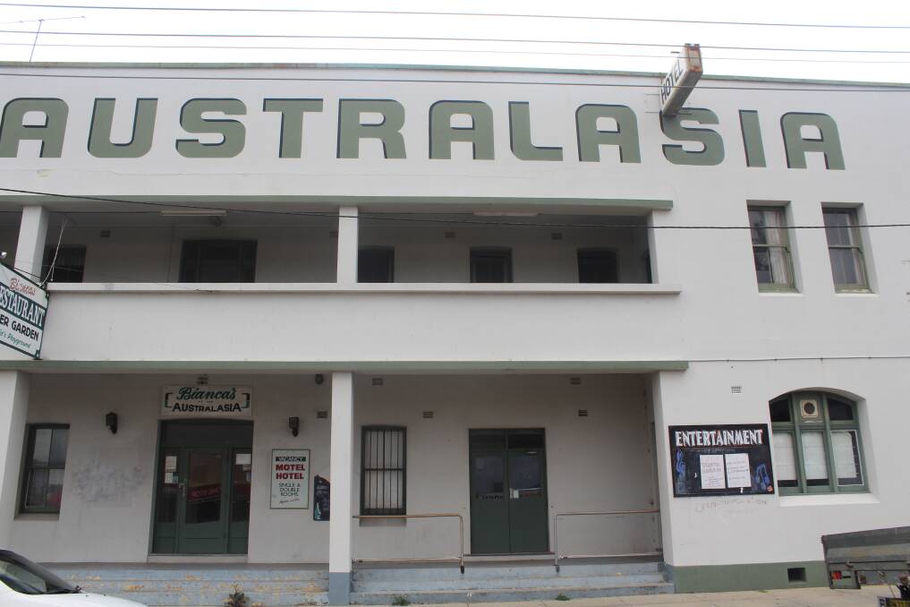 The old Hotel Australasia building. 